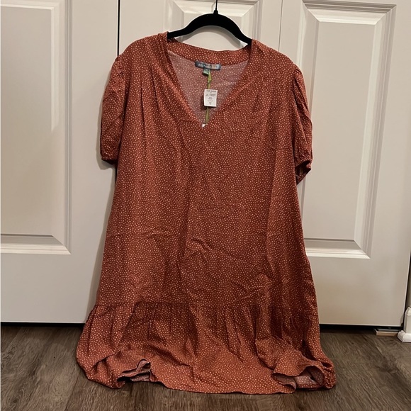 Good Luck Gem Rust Dress size XL NWT - Picture 1 of 3